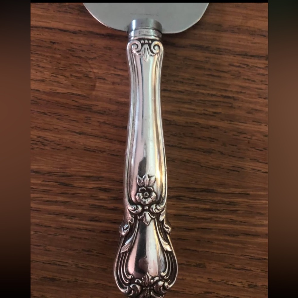 Silver Cake Server - Picture 4 of 8